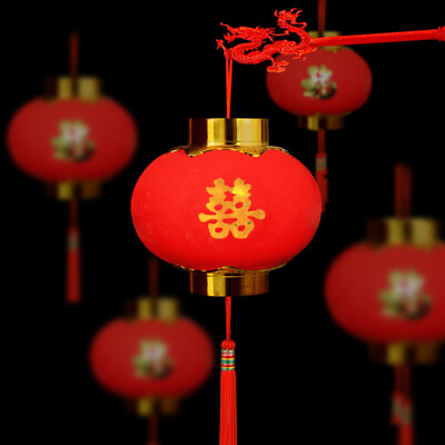#ad Traditional Chinese New Year Hanging Lanterns Lamp Household Portable Festvial $10.10