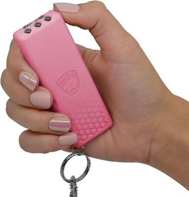 #ad #ad Guard Dog Security Pink Mini Stun Gun with Flashlight Rechargeable $13.99