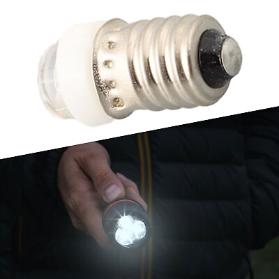 #ad Light Bulb Flashlight White LED E10 GrassMetal 0.5W 3 4.5 6V 6000K Accessories $5.78