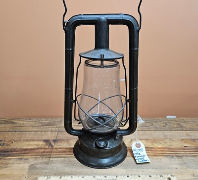 #ad #ad Vintage Dietz Monarch Lantern Railroad Lantern W Original Globe 1918 ☆VERY FINE $54.00