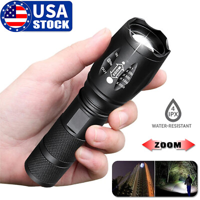 #ad Powerful Flashlight Waterproof Torch Portable Camping Tactical Flashlight 5Modes $5.59