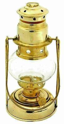 #ad Polished Brass Lamp Oil Brass Lantern Nautical Boat Ship Brass Lamp Lantern $46.55
