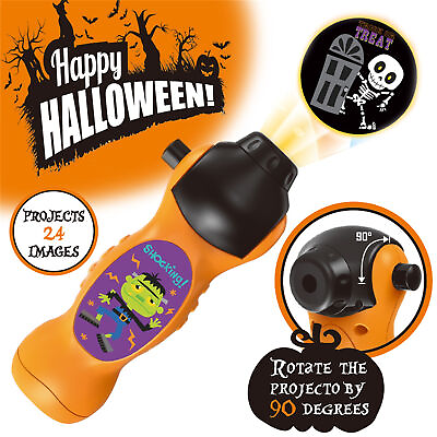#ad Halloween Flashlights for Kids Safe Toddler Slide Torch Flashlight Projector Toy $11.73