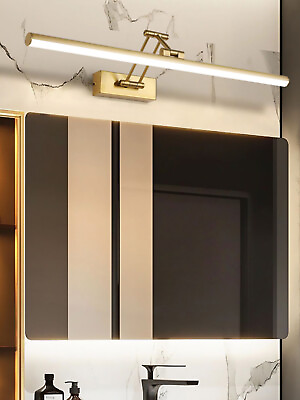 #ad LED Bath Mirror Front Light Retractable Cabinet Wall Lamp Fixture Full Spectrum AU $100.73
