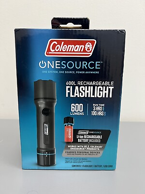 #ad Coleman One Source 600 Lumen Rechargeable Flashlight 20190912 $47.00