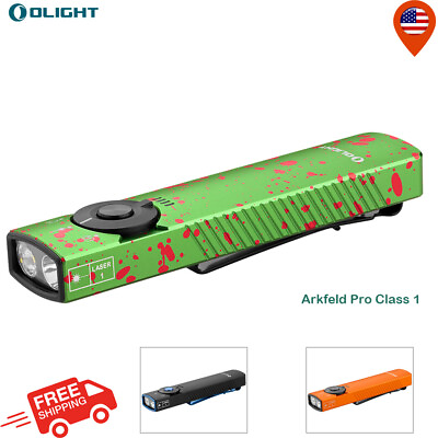 #ad OLIGHT Arkfeld Pro Class 1 EDC Flashlight with LED Light UVamp; Low Laser 1300 LM $99.99