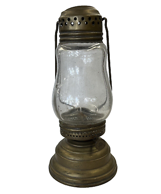 #ad Antique Oil Lantern Unmarked 7” Skating Lantern $87.97