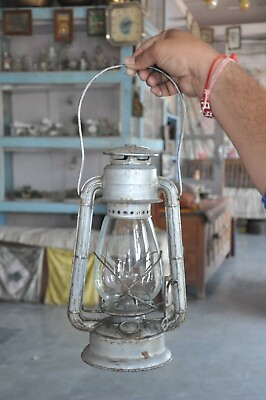 #ad Vintage DIETZ Junior Brand Hurricane Iron Kerosene Lamp Lantern USA $72.00