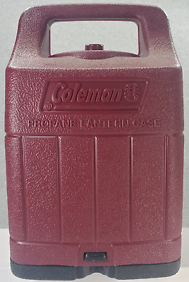 #ad #ad Vintage Coleman Propane Lantern Maroon Storage Case For Models 5151 5152 5154A $24.95