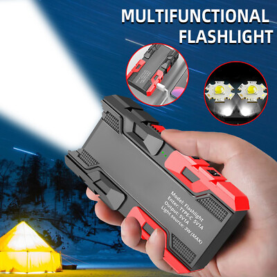 #ad Outdoor Portable Flashlight Mini Torch Lanterna Power Bank Function fpr iPhone $13.01