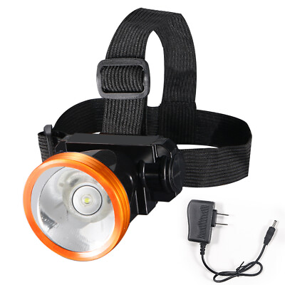 #ad 1pc Super Bright Headlamp Flashlight LED Rechargeable For Hunting Torch Outdoor $7.99