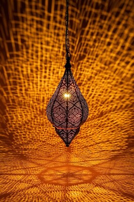 #ad #ad Black Moroccan Lantern Lamp Lighting Turkish Hanging Lamp Hole Seljuks Pattern $199.99