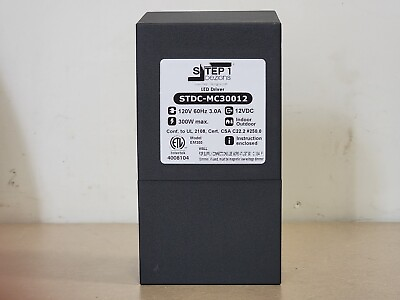 #ad Step 1 Dezigns 120 V LED Magnetic Driver EM300 STDC MC30012 C $120.00