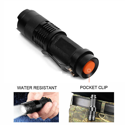 #ad LED Tactical Flashlight Military Grade Torch Small Super Bright Handheld Light $6.99