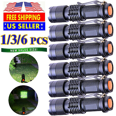 #ad Flashlight LED Tactical Military Grade Torch Small Flashlight Bright Light LED $5.99