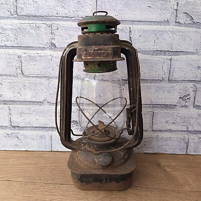 #ad Antique Old PIONEER Hurricane Lantern Collectible Kerosene Oil Vintage Lantern $109.25