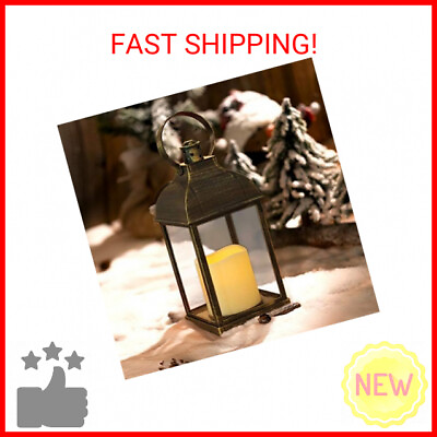 #ad Decorative Candle Lanterns Flameless Battery Operated with Timer Function 10#x27;#x27; $13.99