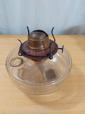 #ad Vintage Eagle Oil Kerosene Lamp Lantern Parts Only $15.00