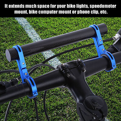#ad Bicycle Handlebar Bracket Extension Mount Holder for Bike Light Flashlight $14.34
