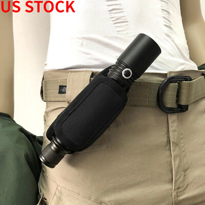 #ad #ad US Tactical Flashlight Holster Duty Belt Pouch Rotatable Clip 360 Degree Holder $10.79