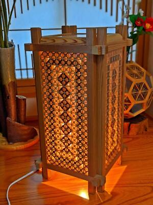 #ad Kumiko Work Paper Lantern Lamp Japan $1316.88
