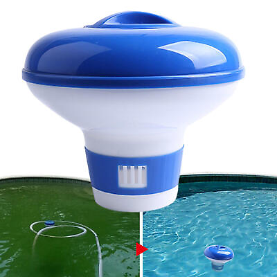 #ad Floating Swimming Pool Chlorine Dispenser 5quot; Pool Floating Chemical Dispenser $8.18