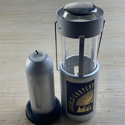 #ad REI Telescopic Compact Aluminum Candle Lantern For Backpacking Camping Outdoors $24.00