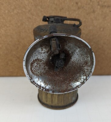 #ad Vintage Justrite Brass Miners Oil Lantern Lamp $49.49