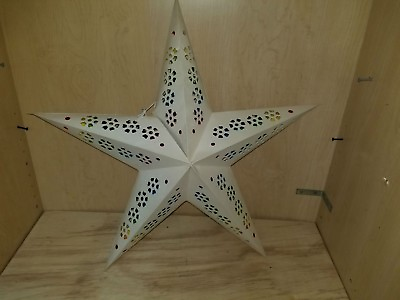 #ad 24quot; Multi Color Paper Star Hanging Lantern Lamp Light Cord Is NOT Included #2 $9.95
