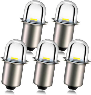 #ad #ad Ruiandsion Upgrade LED Flashlight Bulb 18V P13.5S Base Socket White LED Bulbs of $12.19