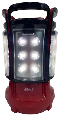 #ad Coleman Quad Lantern 190 Lumens 75 Hrs Run Time Rechargeable Panels 2000001150 $62.97