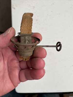 #ad Kerosene Lantern Wick Assembly Rope Wick for oil burning lamp Etc Vintage $15.00