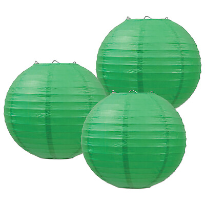 #ad #ad Paper Lanterns 9.5quot; Green 3 Pieces $12.15