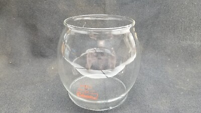 #ad #ad Coleman 200A 200 201 242 Lantern Globe Red Arched Pyrex Logo USA Made $39.98