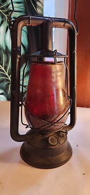 #ad Antique Dietz Railroad Barn Red Monarch Lantern $49.99