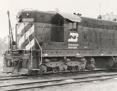 #ad Burlington Northern Railroad BN #6053 SD7 Electromotive Train Bamp;W Photo Aurora $9.99