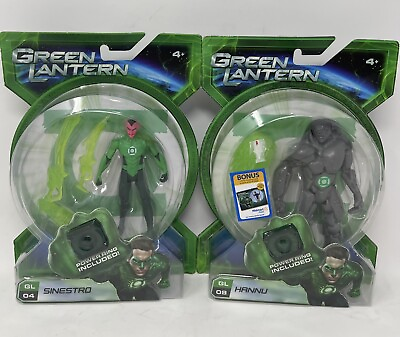#ad Mattel DC Comics Universe Green Lantern Movie HANNU amp; SINESTRO GL04 amp; GL08 $25.00