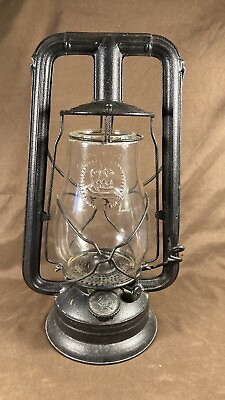 #ad #ad Antique Feuerhand No. 257 Kerosene Lantern With Original Embossed Globe Germany $195.00