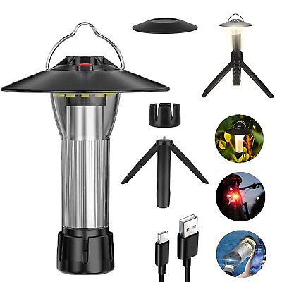 #ad 3000mAh Camping Lantern with Magnetic Base Similar To Flashlights Emergency Lamp $22.51