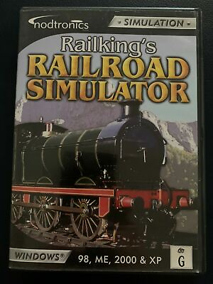 #ad RailKing’s Railroad Simulator PC CD Win 98 XP Game Railkings AU $24.95