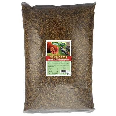 #ad #ad Dried Black Soldier Fly Larvae 11 22 44 Lbs. Natures Wild Bird food ®USA $179.99