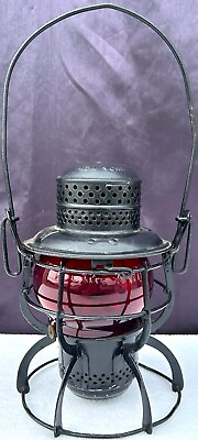 #ad Antique Armspear Manufacturing Co 1925 Pennsylvania Railroad Lantern Stamped PRR $150.00