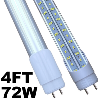 #ad 4FT T8 LED Tube Light Bulbs 72W Rotate Cap G13 2 Pin 6500K LED Shop Light Bulb $450.00