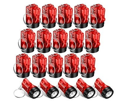 #ad 20 Pcs Mini Flashlight Keychains Bulk Valentine#x27;S Day Gifts for Kids Plastic P $19.99