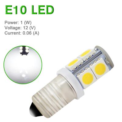 #ad High Brightness E10 12v LED Flashlight Torch Bulbs with Led Flashlight Bulb N2H8 $7.40