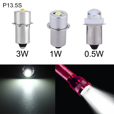 #ad P13.5S LED Upgrade Bulb For Flashlight PR2 Bulb Replacement 2 3 4 C D AA Cell $13.79