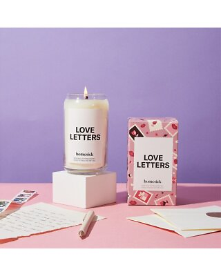 #ad Homesick Love Letters Scented Candle White $24.99