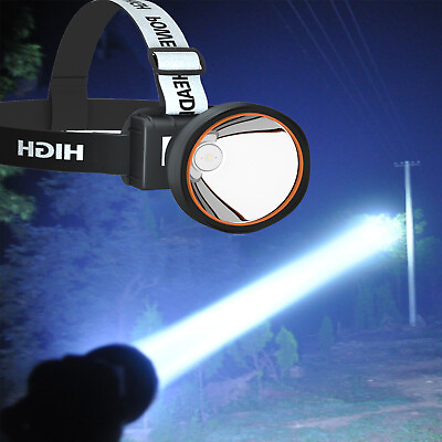 #ad ODEAR Headlamp Bright LED Rechargeable Flashlight Head Light spotlight Torch $20.99