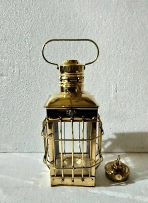 #ad #ad Nautical Oil Lantern Lamp Boat oil Lantern Brass Maritime Antique Brass 12 inch $85.54