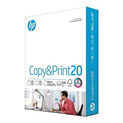 #ad #ad 1x HP Printer Paper Copy And Print 20 lb. 8.5quot; x 11quot; 500 Sheets 1 Ream. $7.99